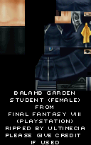Final Fantasy VIII - Balamb Garden - Female Student