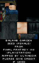 Final Fantasy VIII - Balamb Garden - Female SeeD