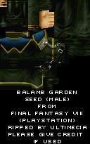Final Fantasy VIII - Balamb Garden - Male Seed