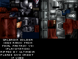 Final Fantasy VIII - Galbadia Soldier - High Rank
