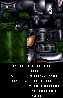 Final Fantasy VIII - Galbadia Soldier - Paratrooper