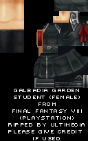 Final Fantasy VIII - Galbadia Garden - Female Student