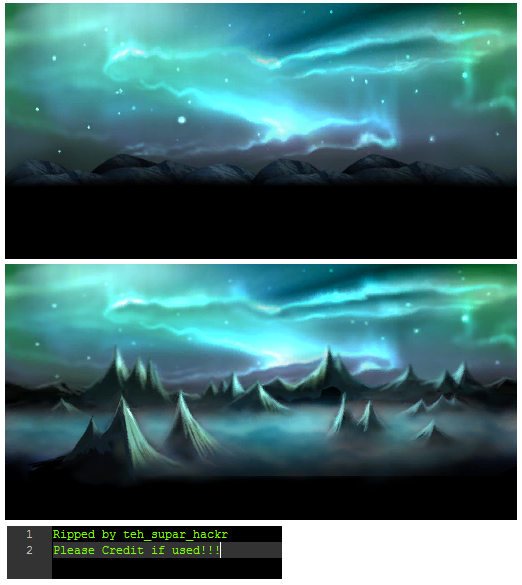 Wario World - Shivering Mountains Backgrounds