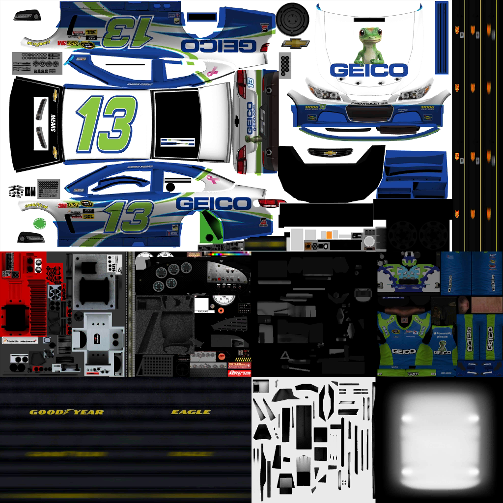 NASCAR Manager - #13 Casey Mears