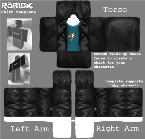 Roblox - Guitar Tee with Black Jacket