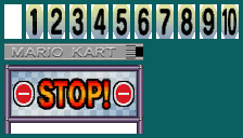 Mario Kart DS - Mission Gate & Stop Sign