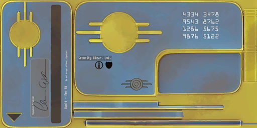 Fallout 4 - Vault ID Card