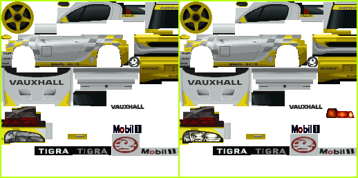 Gran Turismo 2 - Vauxhall Tigra Ice Race Car