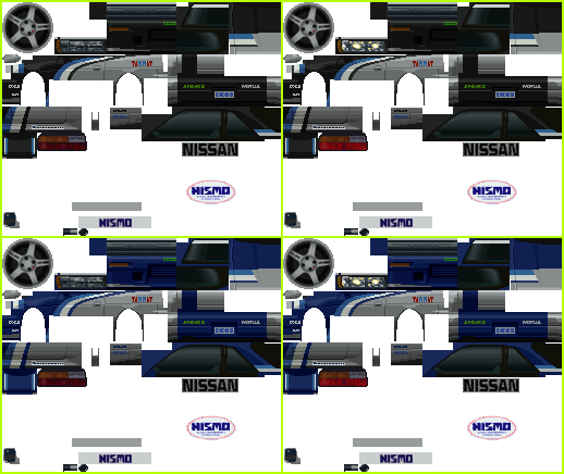 Gran Turismo 2 - Nissan Silvia Q's (S13) '88 Racing Modification