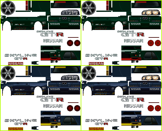 Gran Turismo 2 - Nissan Skyline GT-R (R33) '95 Racing Modification