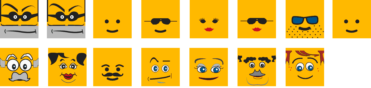 LEGO Island - Faces