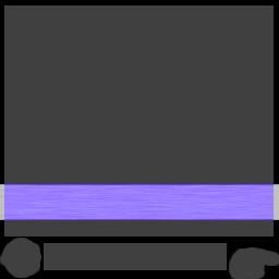 Purple Banded Top Hat