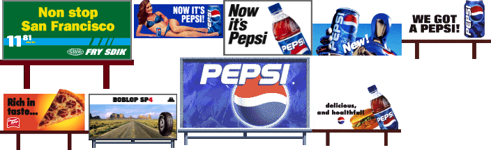 Pepsiman - Stage 3 Road Signs