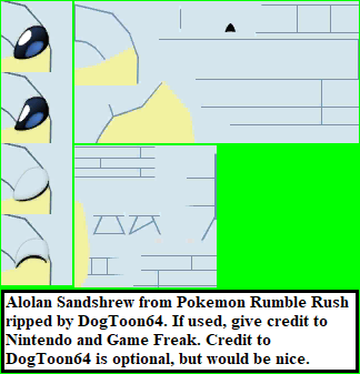 Pokémon Rumble Rush - #027 Alolan Sandshrew