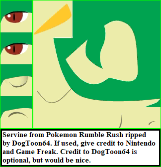 Pokémon Rumble Rush - #496 Servine