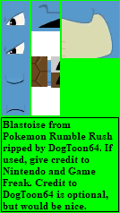 Pokémon Rumble Rush - #009 Blastoise