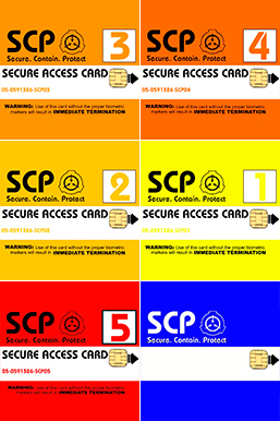 SCP: Containment Breach - Keycards