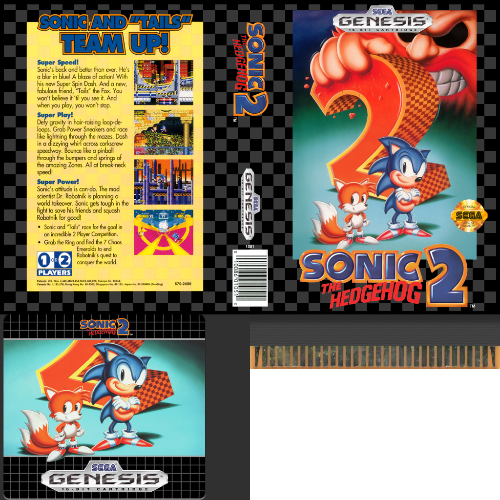 Sonic The Hedgehog 2 Sprite Sheets - Sega Genesis - Sonic Galaxy.net