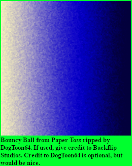 Paper Toss - Bouncy Ball