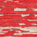 Red-Painted Wood