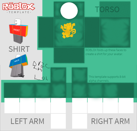 Roblox - Green Monkey Shirt