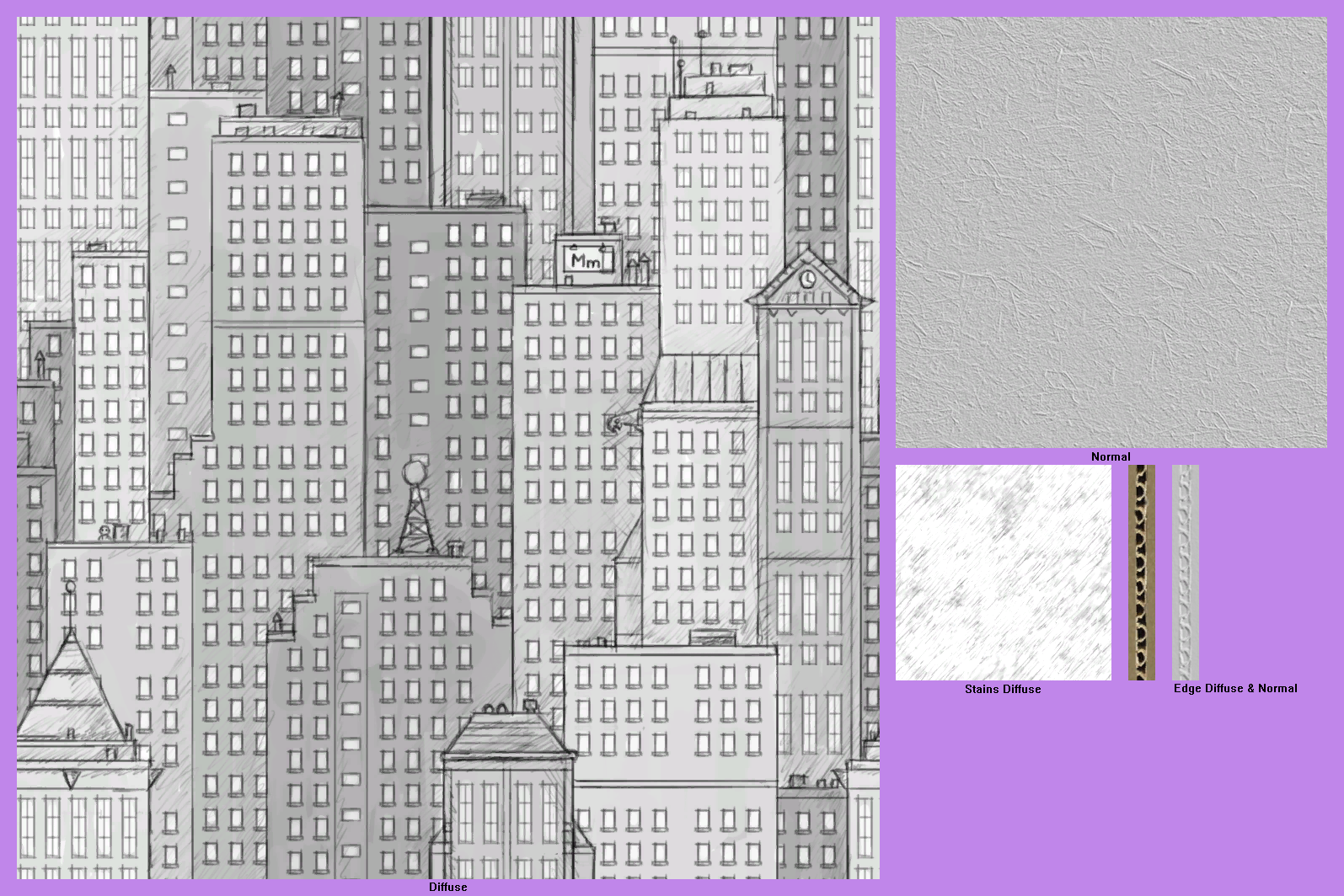 LittleBigPlanet - Pencilled Cityscape