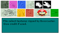 Super Mario 64 - File Select