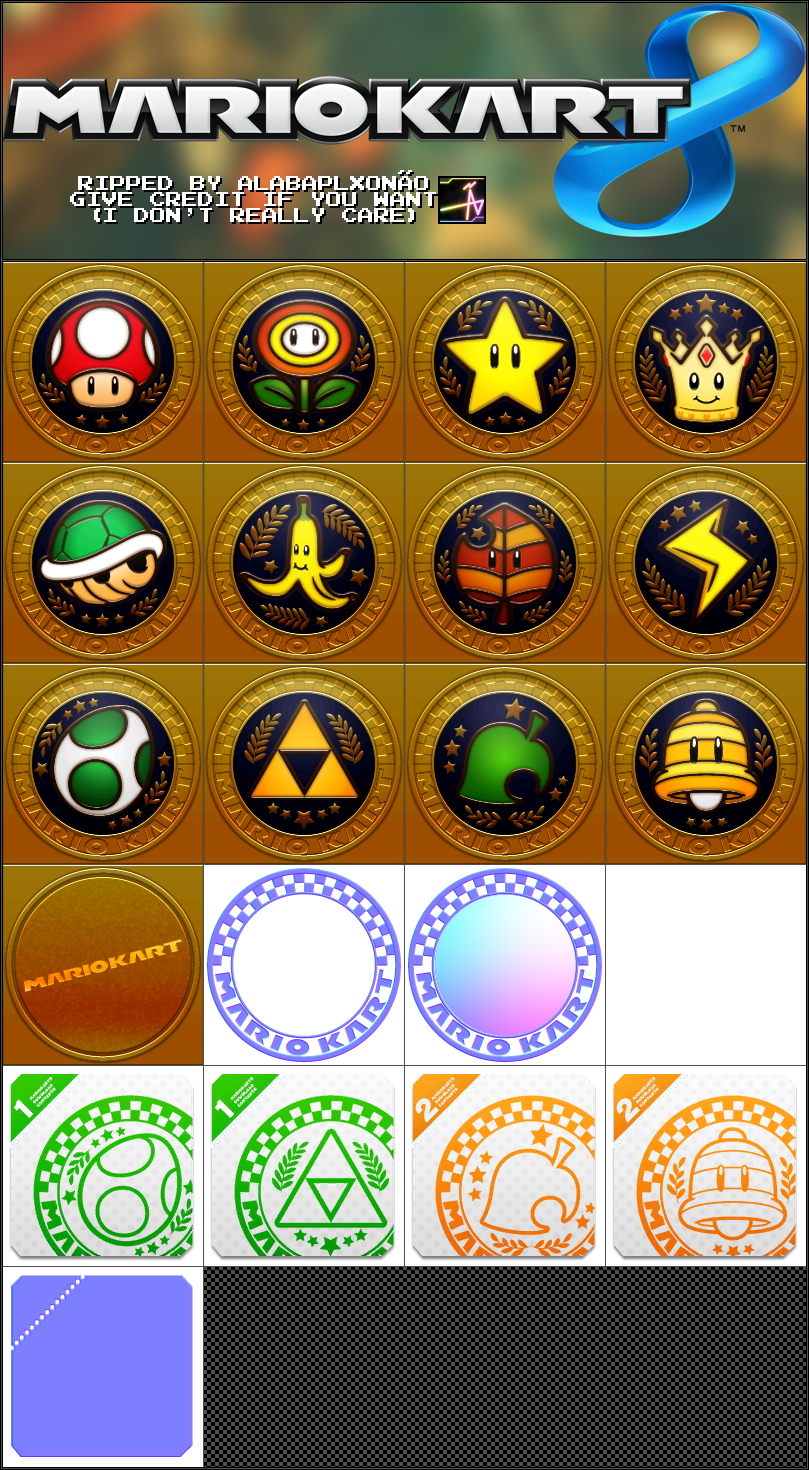 Mario Kart 8 - Cup Select Icons