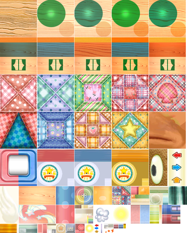 The Textures Resource - Full Texture View - Mario Party 5 - Quilt for Speed