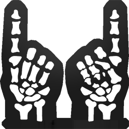 Skeleton Foam Finger