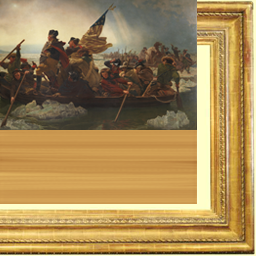 Portrait of a Hero Crossing the Delaware