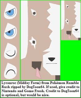 Pokémon Rumble Rush - #745 Lycanroc (Midday Form)