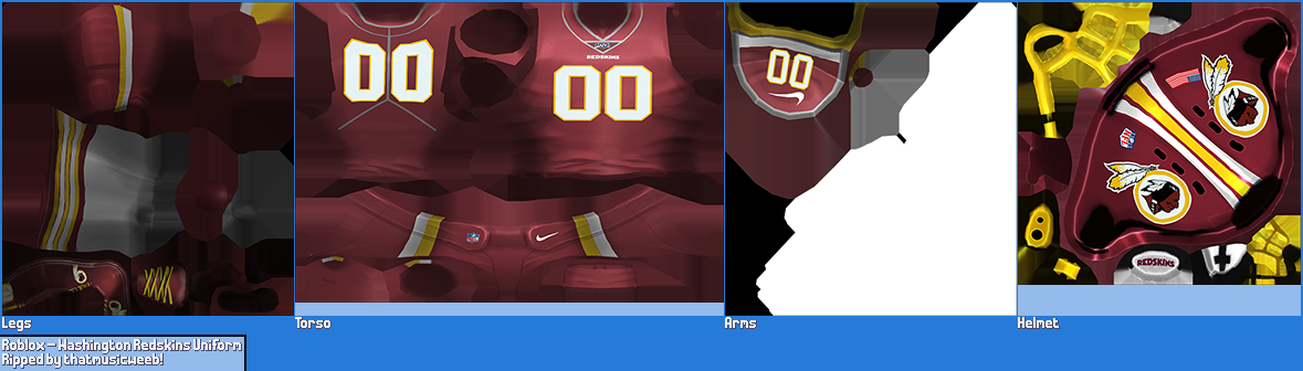Roblox - Washington Redskins Uniform