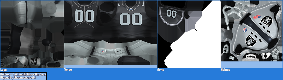 Roblox - Oakland Raiders Uniform