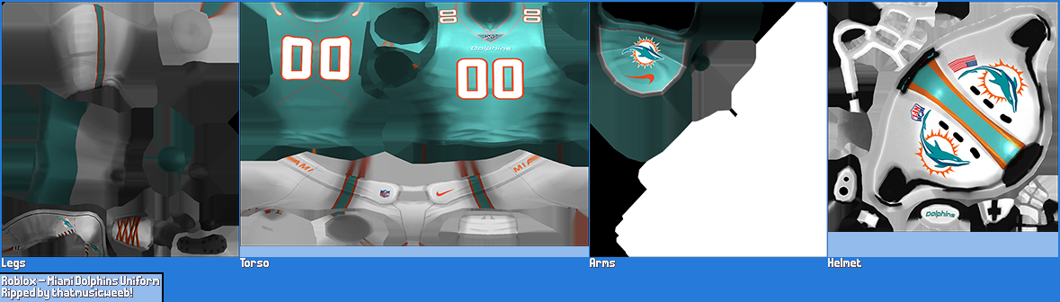 Roblox - Miami Dolphins Uniform