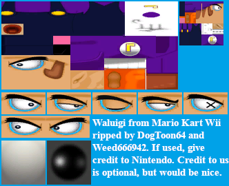 Mario Kart Wii - Waluigi