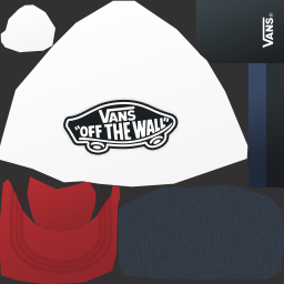 Vans Red-Navy Classic Patch Trucker Hat