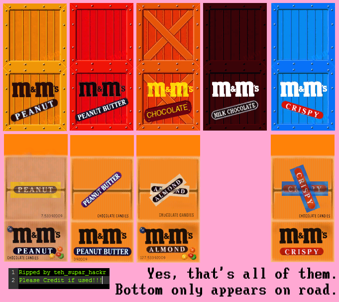 M&M's: The Lost Formulas - Crates & Boxes