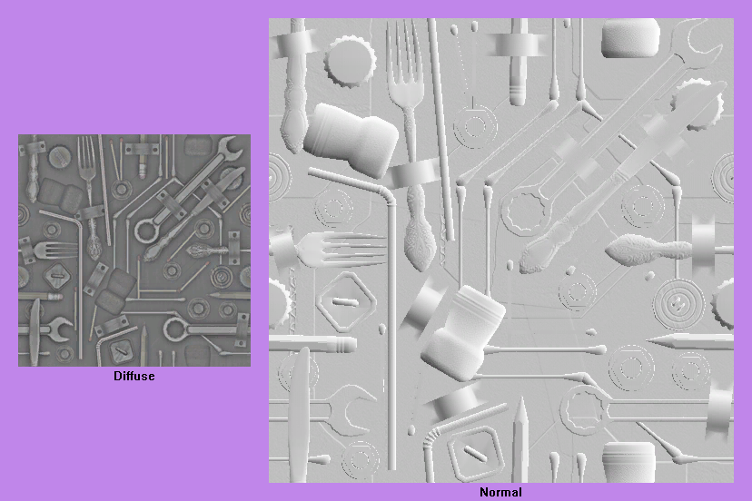 LittleBigPlanet 2 - Tools Pattern - Gray