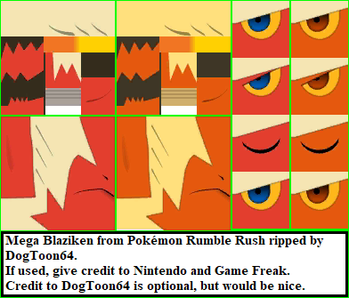 Pokémon Rumble Rush - #257 Mega Blaziken