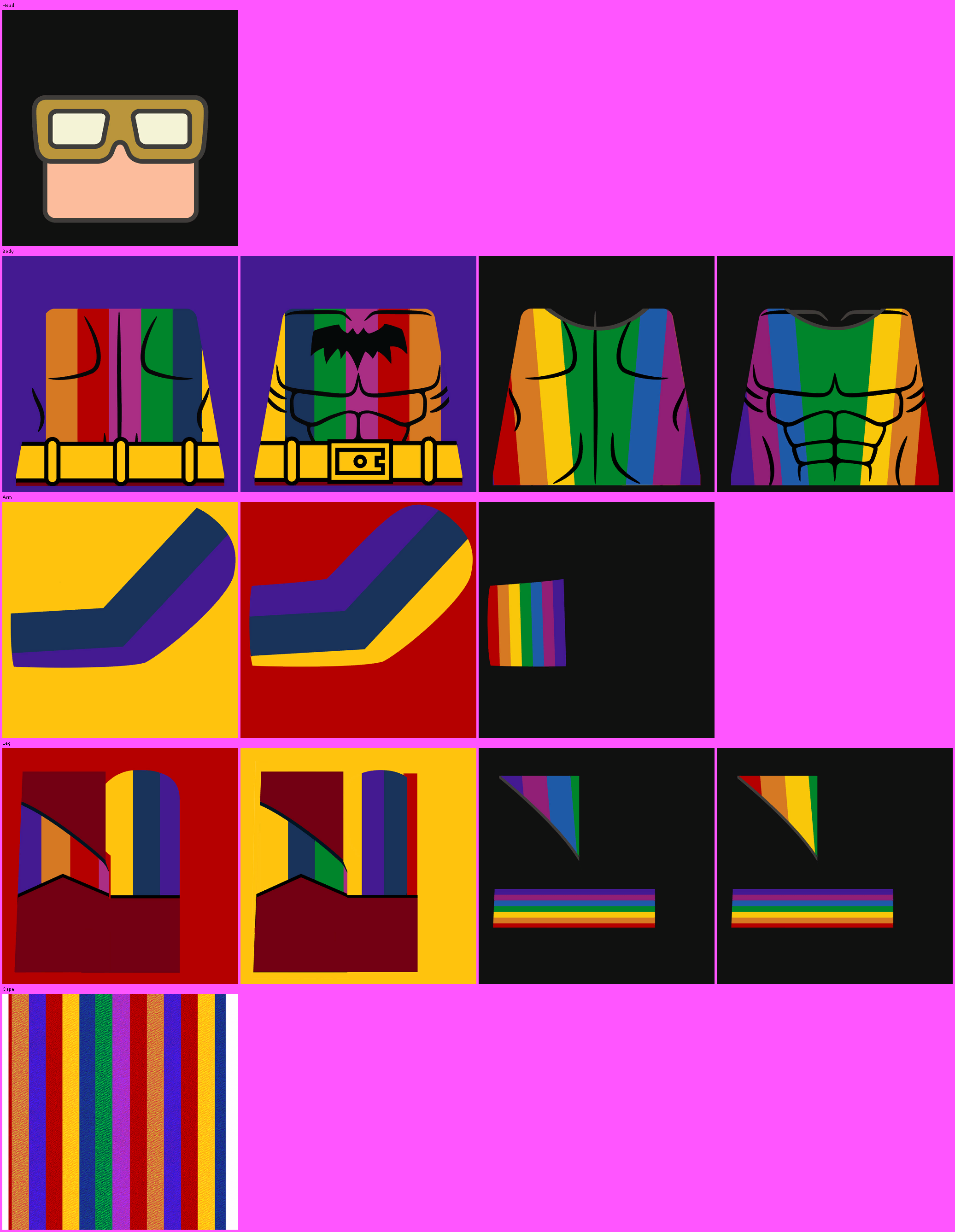 Rainbow Character Pack