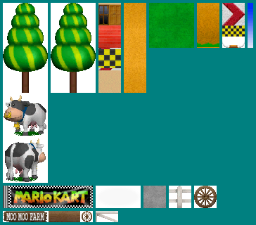 Mario Kart DS - N64 Moo Moo Farm