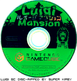 Luigi GameCube Disc