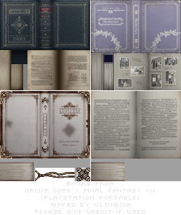 Crisis Core: Final Fantasy VII - Books