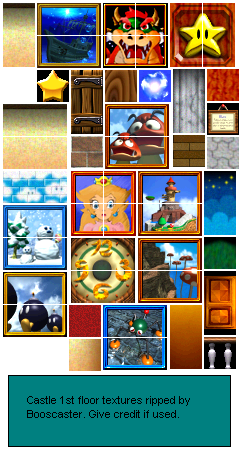 Super Mario 64 - Peach's Castle (Upper Floors)