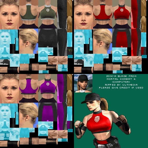 Mortal Kombat 4 - Sonya Blade