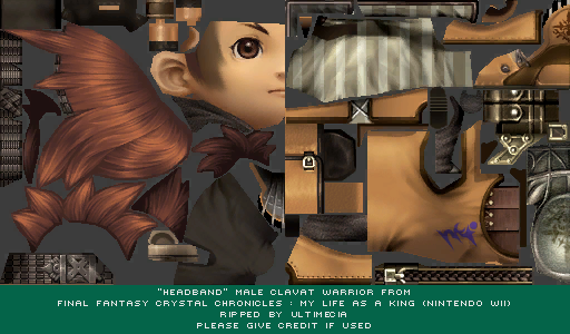 Final Fantasy Crystal Chronicles: My Life as a King - Clavat - Male - Warrior
