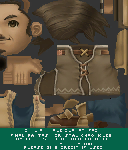 Final Fantasy Crystal Chronicles: My Life as a King - Clavat - Male - Civilian