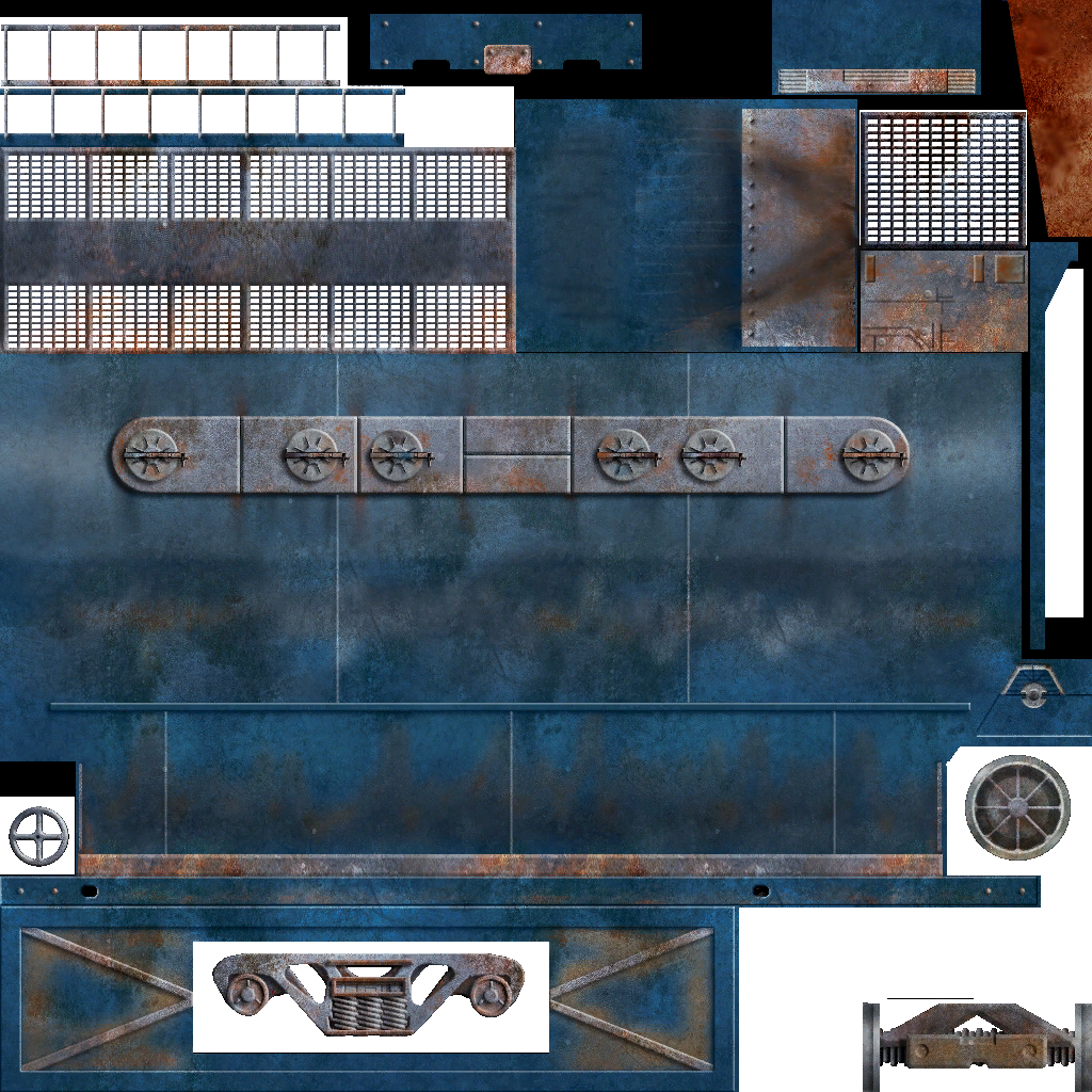 Railroad Tycoon 3 - Covered Hopper Car (1950-End)