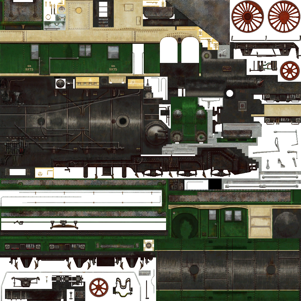 Railroad Tycoon 3 - Class 500 4-6-0